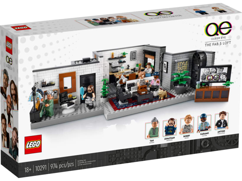 Image of LEGO Set 10291 Queer Eye – The Fab 5 Loft