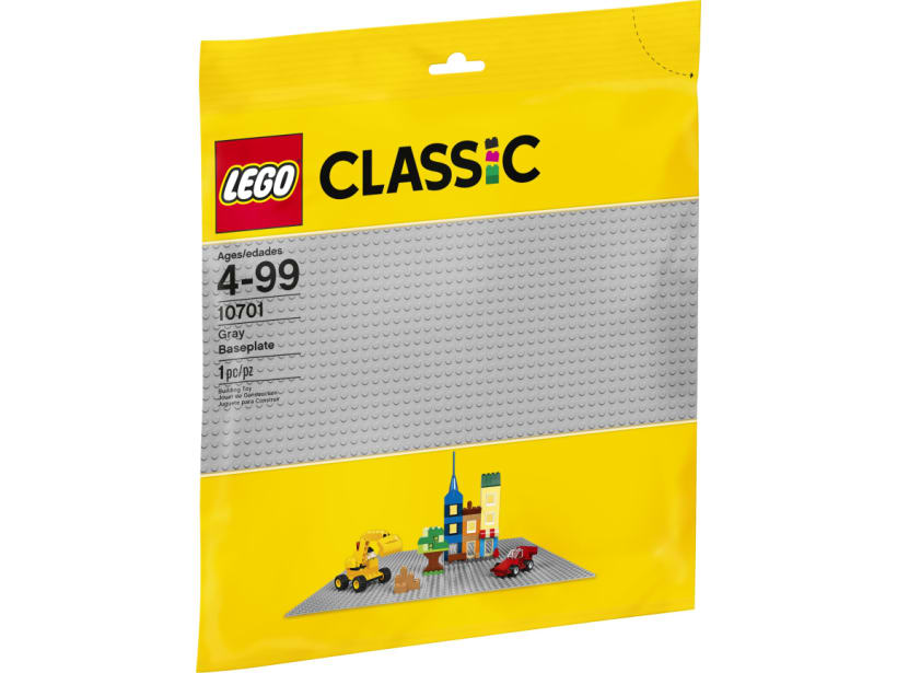 Image of LEGO Set 10701 Gray Baseplate