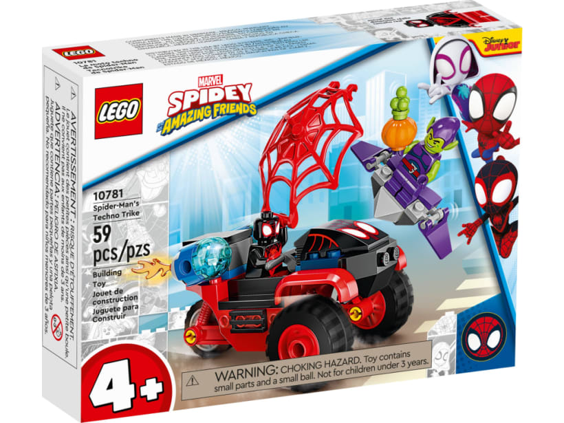 Image of LEGO Set 10781 Miles Morales: Spider-Man’s Techno Trike