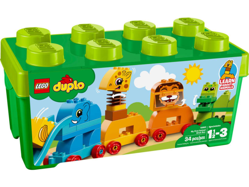 Image of LEGO Set 10863 Meine erste Steinebox mit Ziehtieren