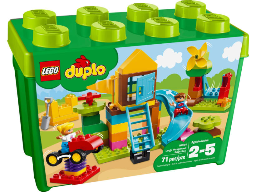 Image of LEGO Set 10864 Steinebox mit großem Spielplatz