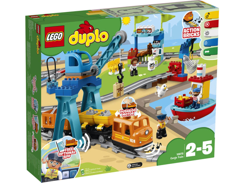 Image of LEGO Set 10875 Le train de marchandises