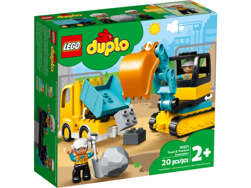 Image of LEGO Set 10931 Truck & Tracked Excavator