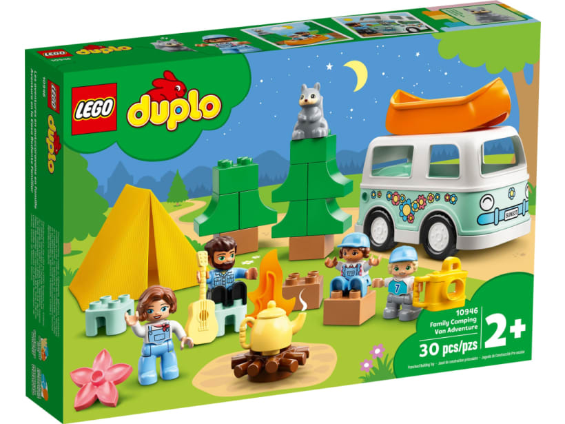 Image of LEGO Set 10946 Familienabenteuer mit Campingbus
