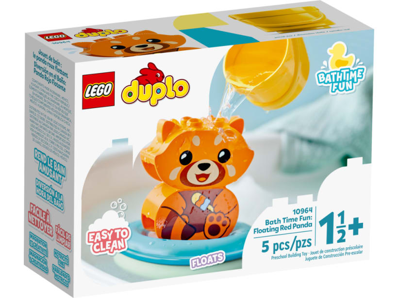 Image of LEGO Set 10964 Bath Time Fun: Floating Red Panda