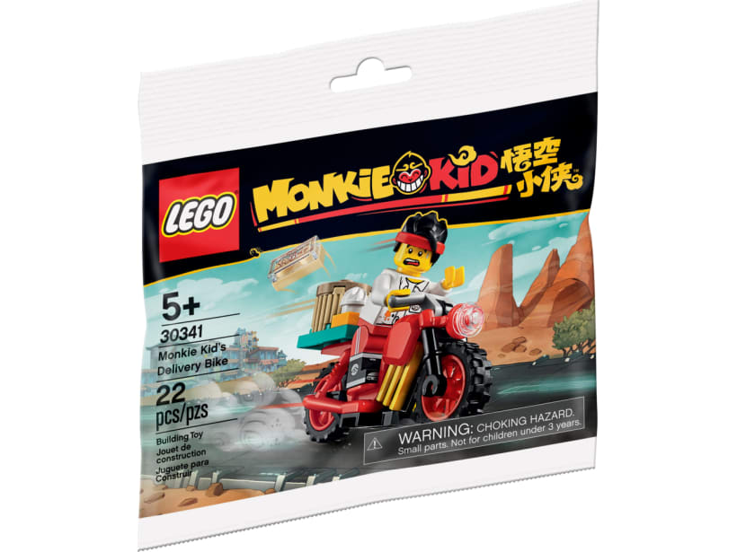 Image of LEGO Set 30341 Monkie Kid's Delivery Bike