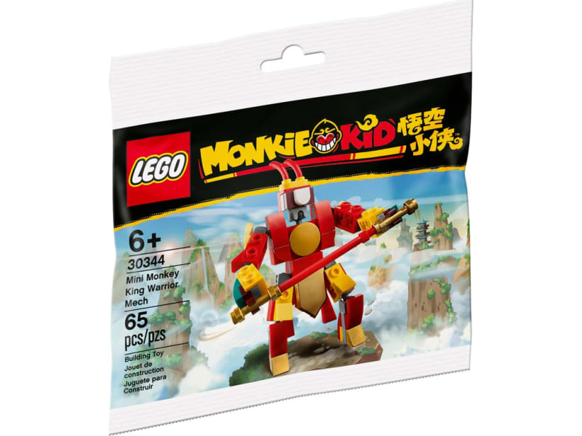 Image of LEGO Set 30344 Monkie Kid Mini Monkey King Warrior Mech polybag