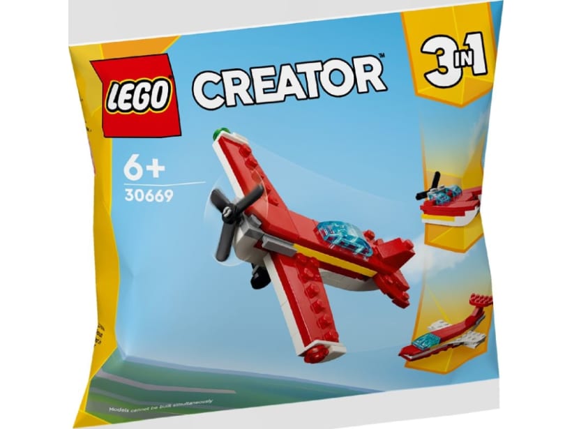 Image of LEGO Set 30669 Iconic Red Plane