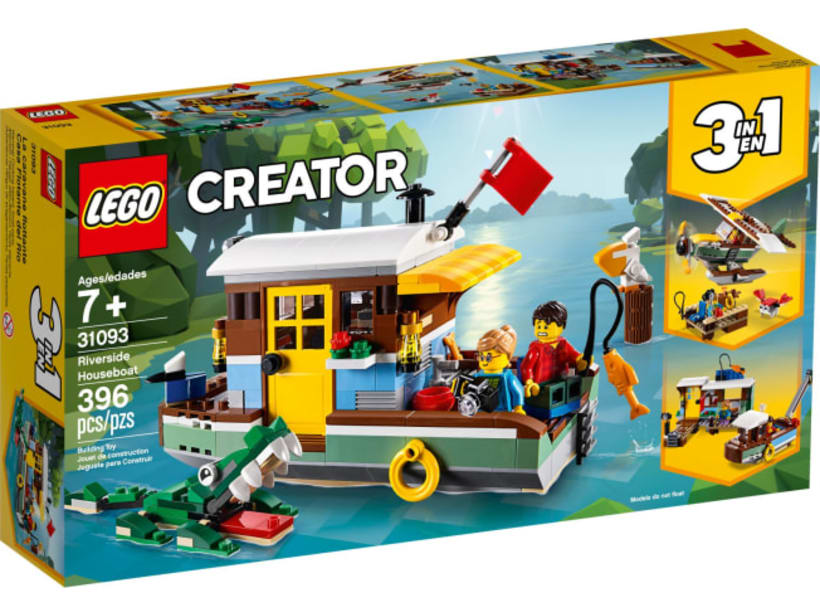 Image of LEGO Set 31093 Riverside Houseboat