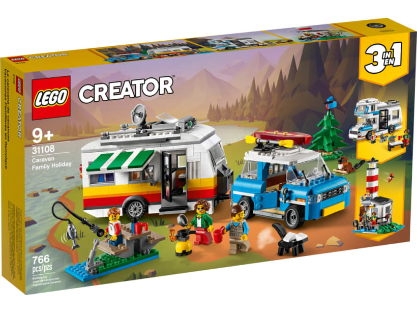 Image of LEGO Set 31108 Les vacances en caravane en famille