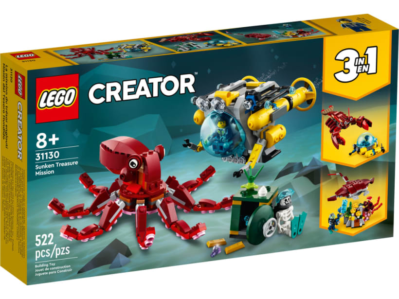 Image of LEGO Set 31130 Sunken Treasure Mission