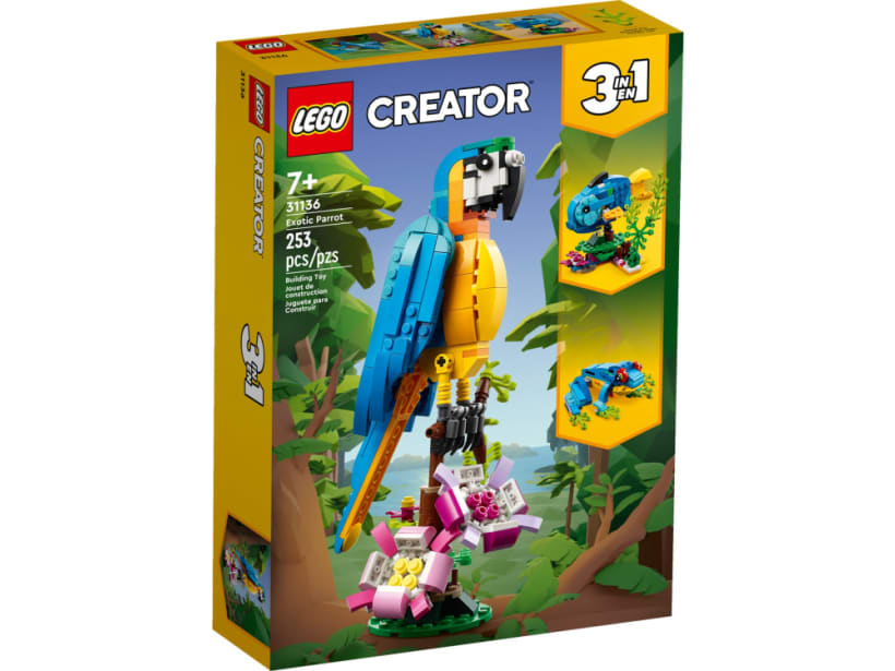 Image of LEGO Set 31136 Le perroquet exotique