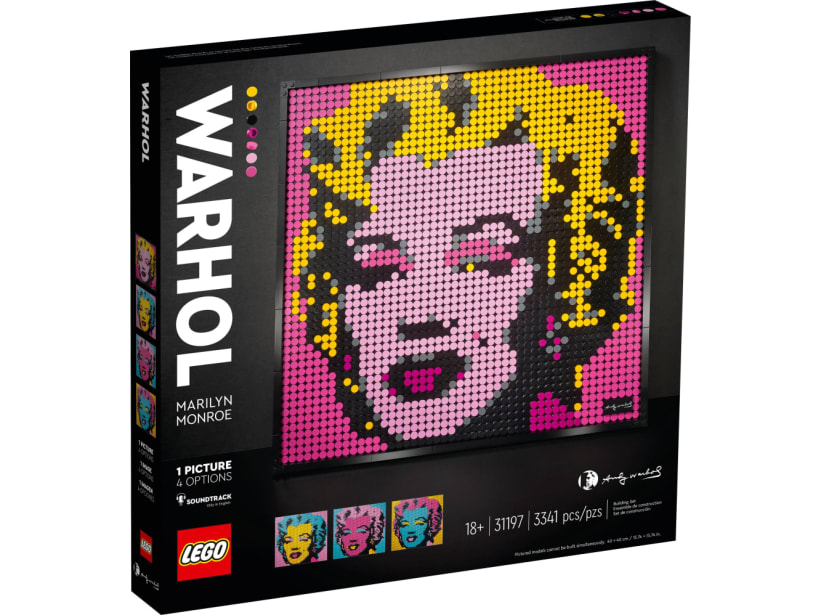 Image of LEGO Set 31197 Andy Warhol's Marilyn Monroe
