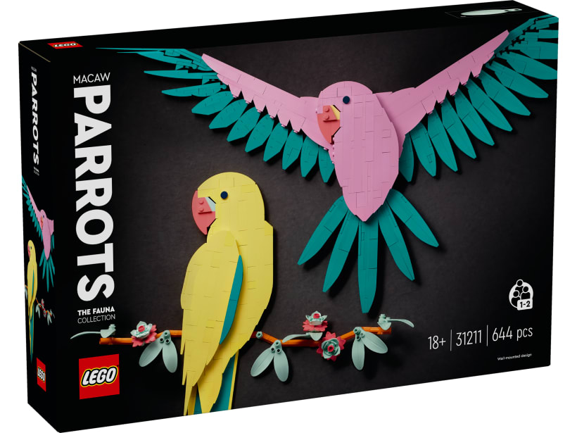Image of LEGO Set 31211 The Fauna Collection – Macaw Parrots