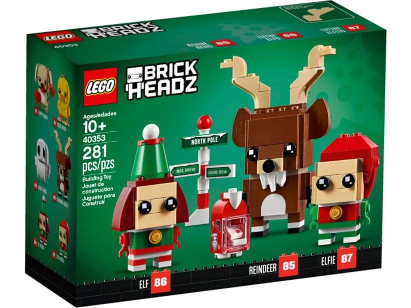 Image of LEGO Set 40353 Reindeer, Elf & Elfie