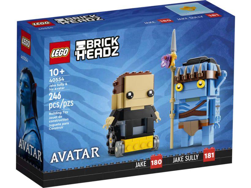 Image of LEGO Set 40554 Jake Sully and His Avatar Brickheadz