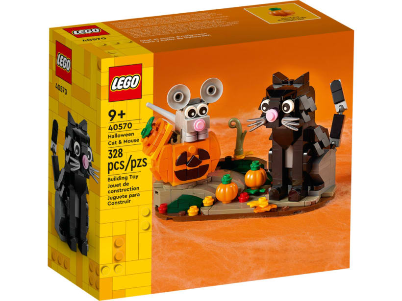 Image of LEGO Set 40570 La souris et le chat d’Halloween