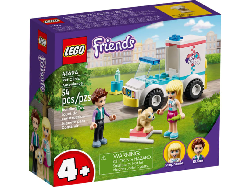 Image of LEGO Set 41694 Pet Clinic Ambulance