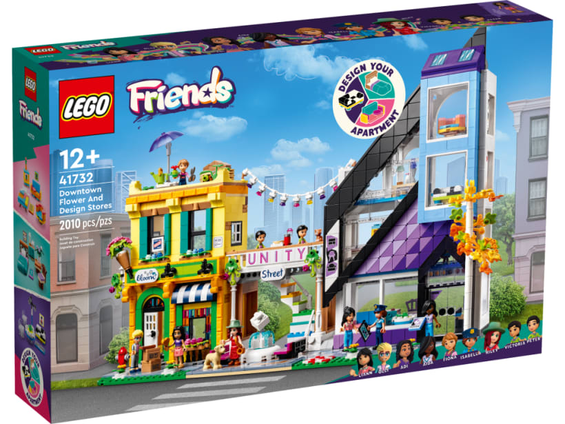 Image of LEGO Set 41732 Downtown Flower and Design Stores
