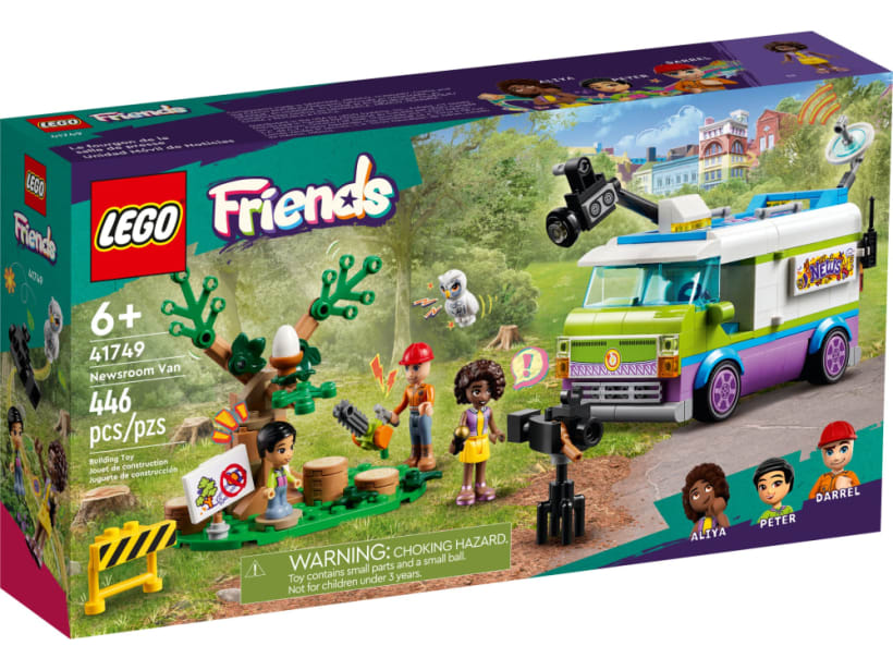 Image of LEGO Set 41749 Newsroom Van