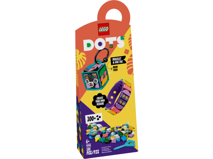 Image of LEGO Set 41945 Neon Tiger Bracelet & Bag Tag