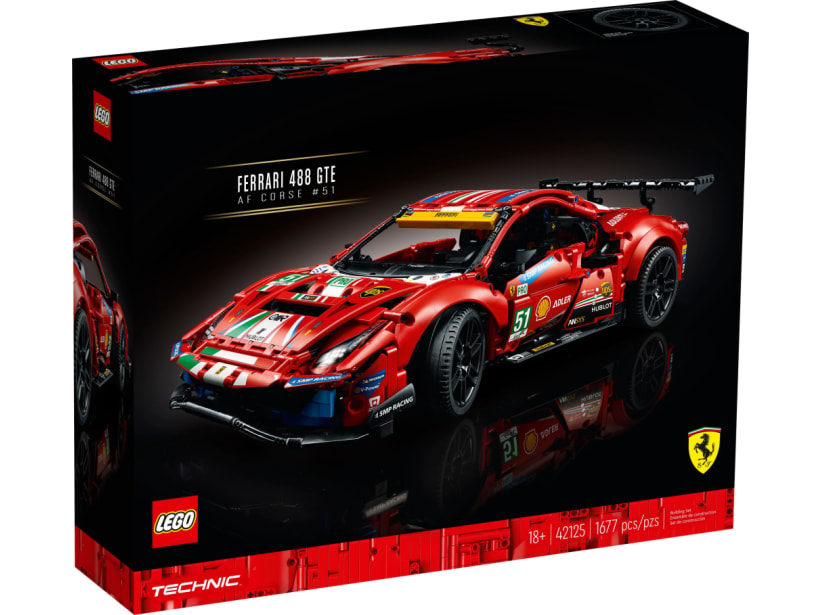 Image of LEGO Set 42125 Ferrari 488 GTE AF CORSE #51