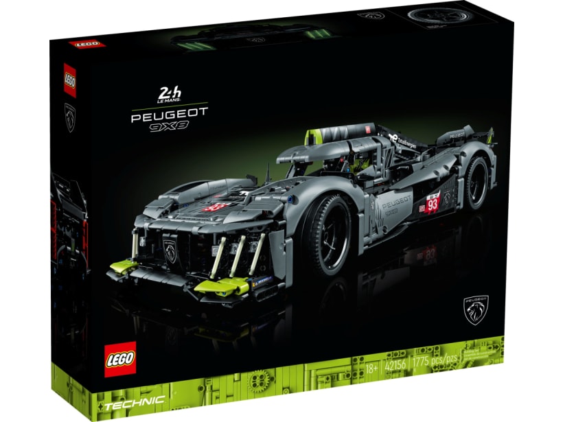Image of LEGO Set 42156 PEUGEOT 9X8 24H Le Mans Hybrid Hypercar