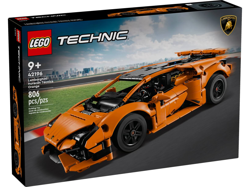 Image of LEGO Set 42196 Lamborghini Huracán Tecnica Orange