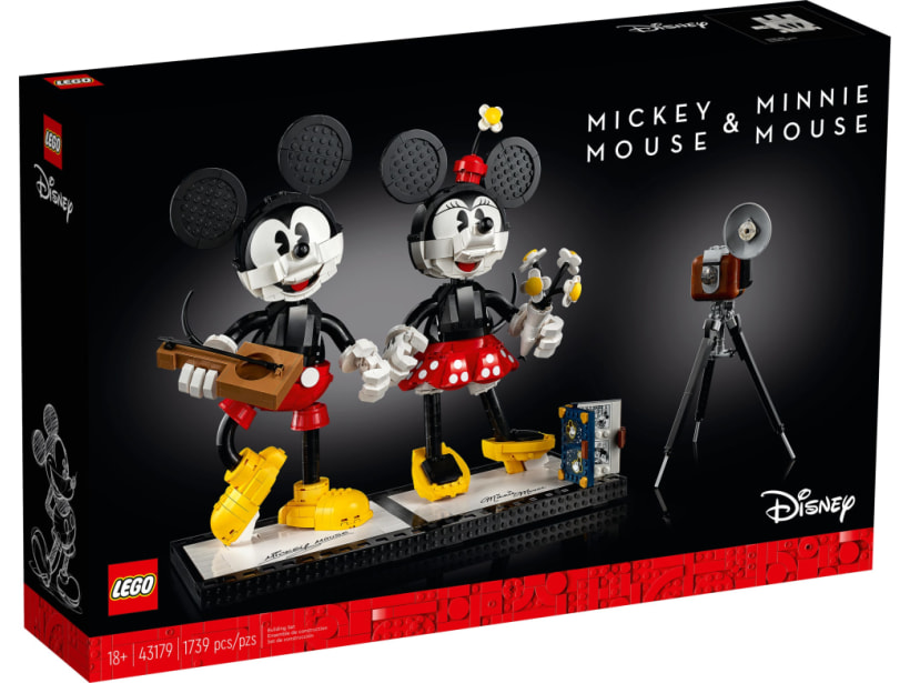 Image of LEGO Set 43179 Mickey Mouse & Minnie Mouse Buildable Characters