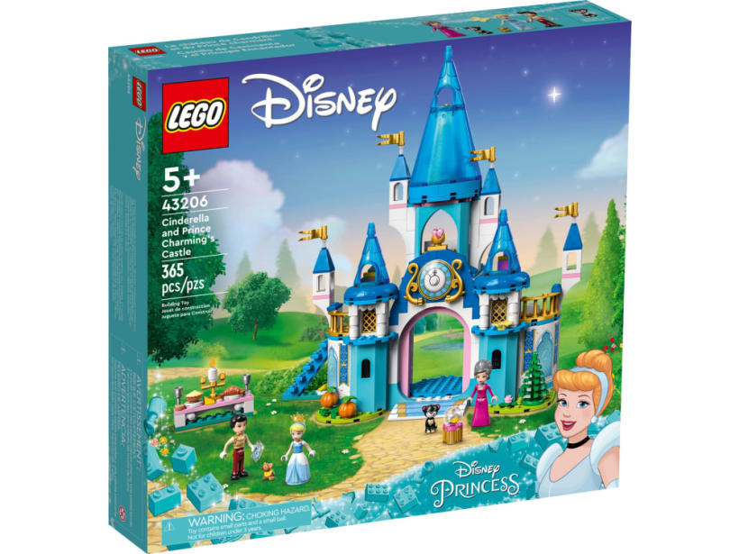 Image of LEGO Set 43206 Cinderella and Prince Charming's Castle