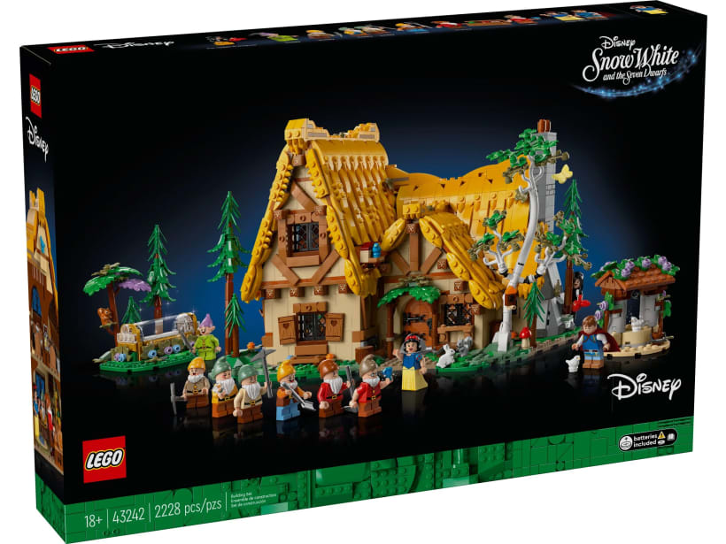 Image of LEGO Set 43242 Snow White and the Seven Dwarfs' Cottage