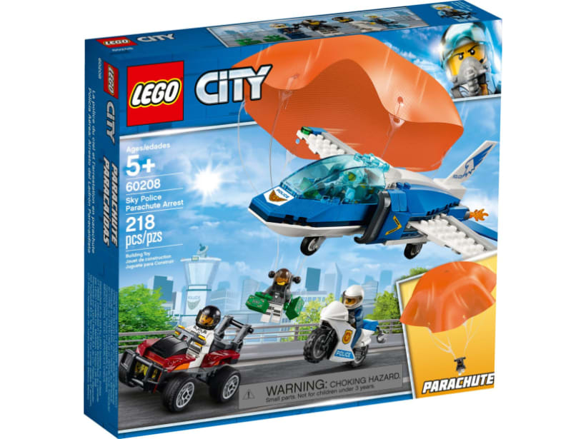 Image of LEGO Set 60208 L'arrestation en parachute