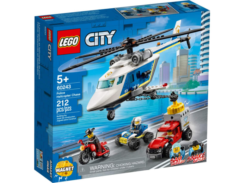 Image of LEGO Set 60243 Verfolgungsjagd mit dem Polizeihubschrauber