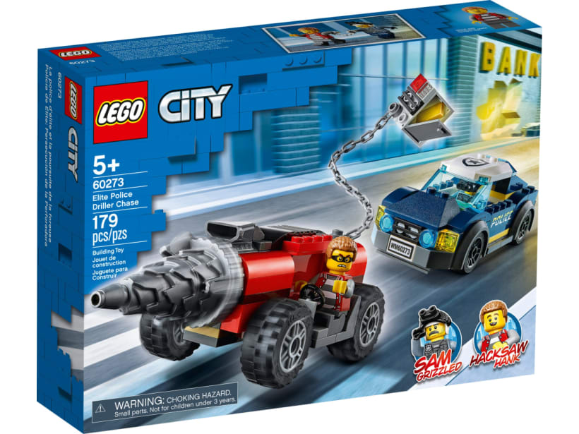 Image of LEGO Set 60273 Elite Police Driller Chase