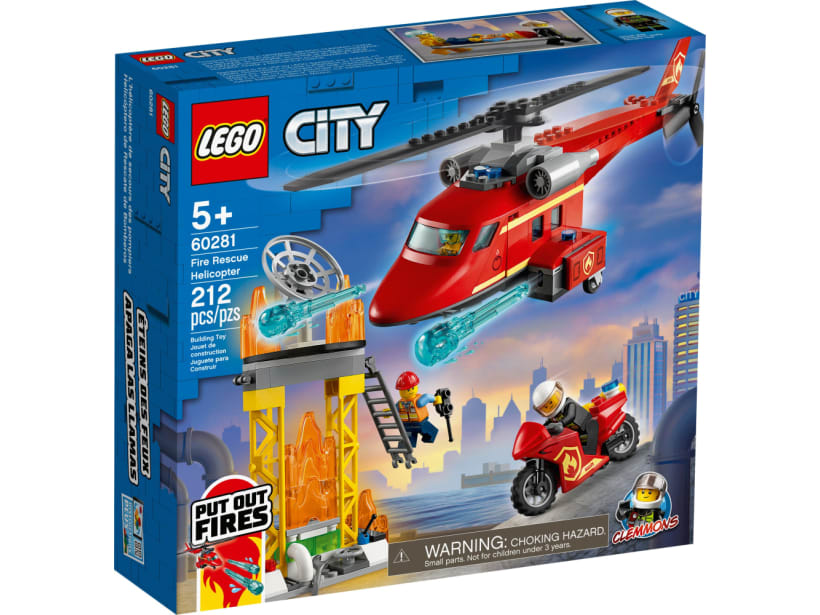 Image of LEGO Set 60281 L'hélicoptère de secours des pompiers