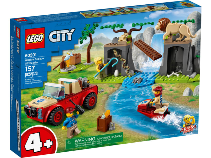 Image of LEGO Set 60301 Le tout-terrain de sauvetage des animaux sauvages