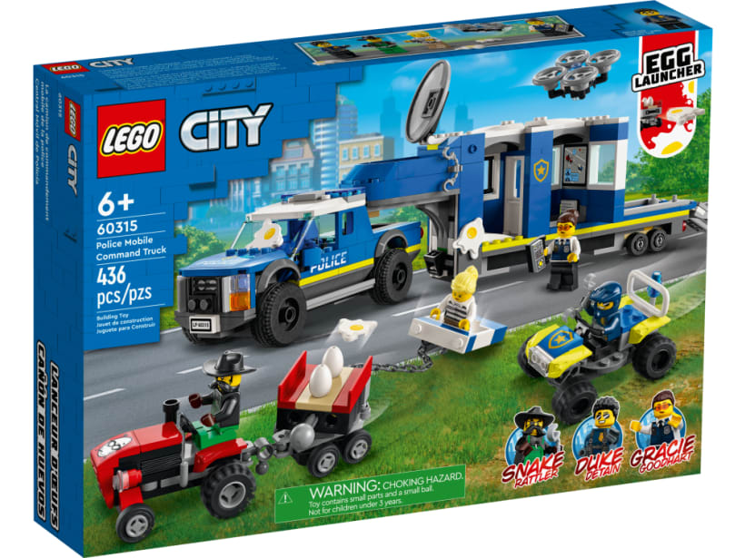 Image of LEGO Set 60315 Le camion de commandement mobile de la police