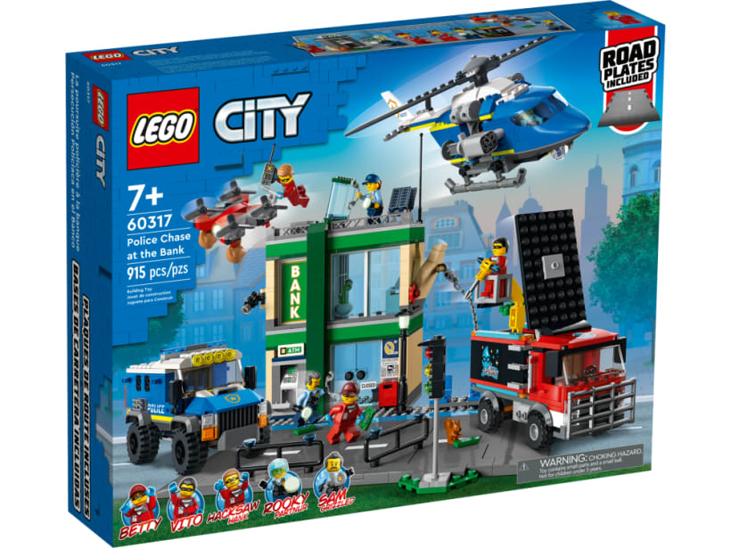 Image of LEGO Set 60317 Police Chase at the Bank