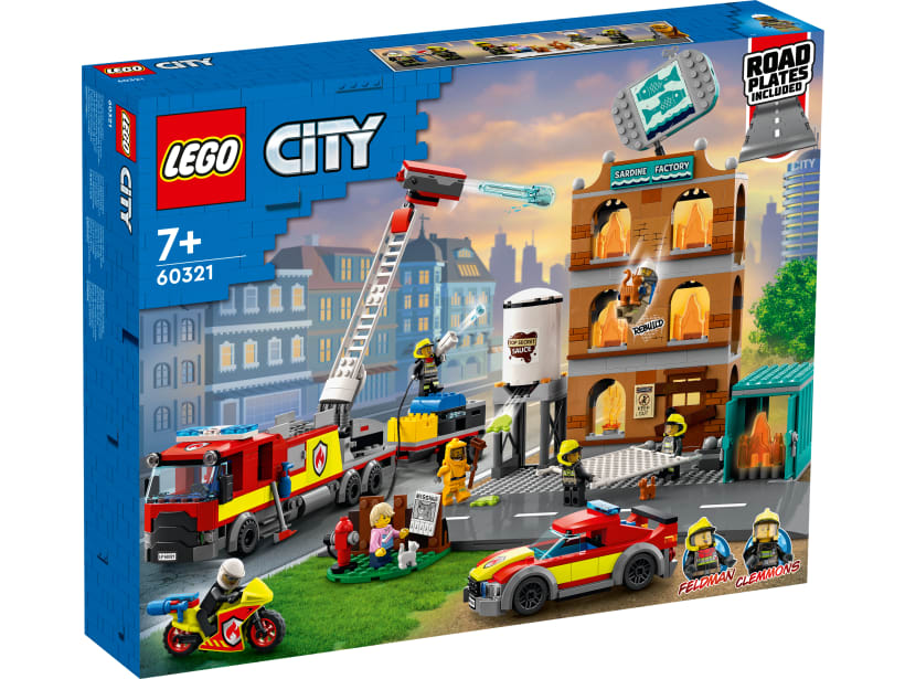 Image of LEGO Set 60321 Feuerwehreinsatz mit Löschtruppe