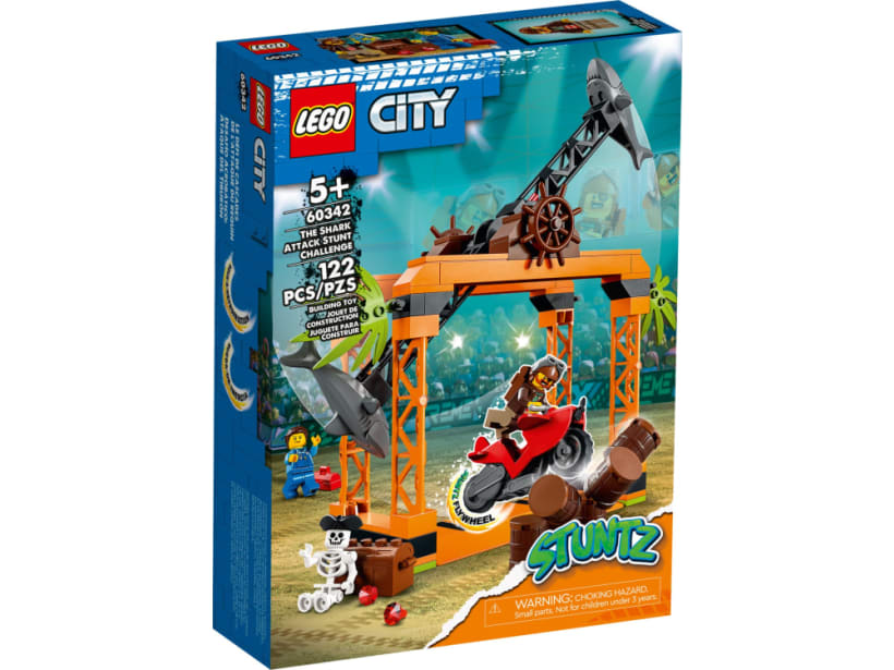 Image of LEGO Set 60342 Shark Attack Stunt Challenge