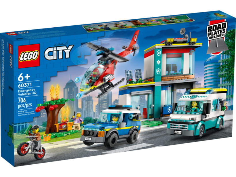 Image of LEGO Set 60371 Hauptquartier der Rettungsfahrzeuge