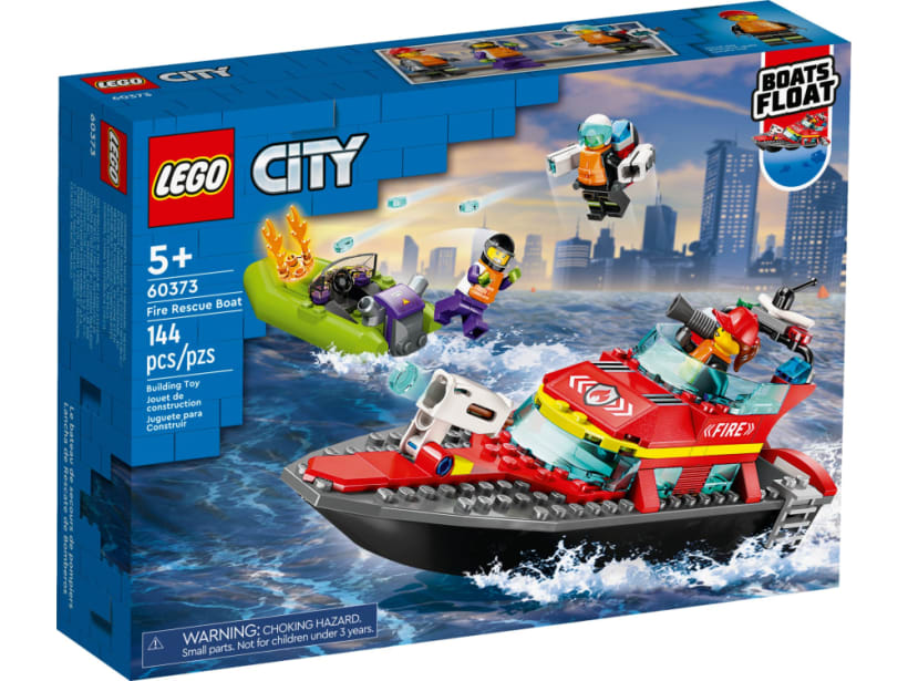 Image of LEGO Set 60373 Le bateau de sauvetage des pompiers