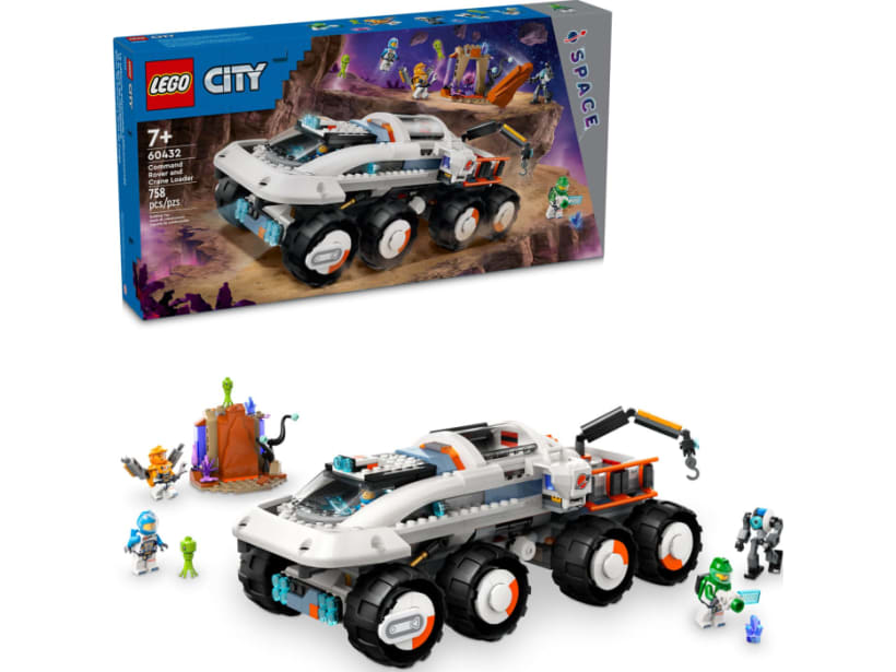 Image of LEGO Set 60432 Command Rover and Crane Loader