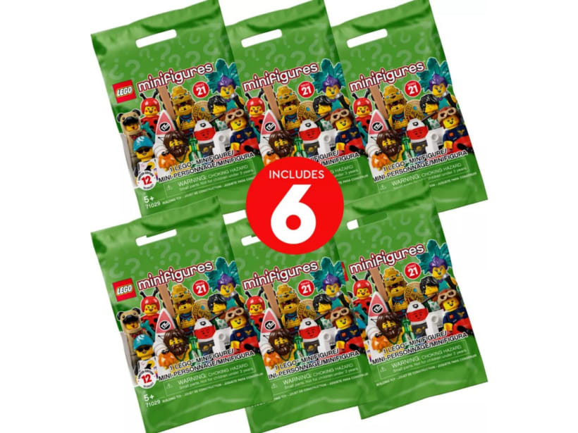 Image of LEGO Set 66657 Minifigure Series 21 (Pack of 6)
