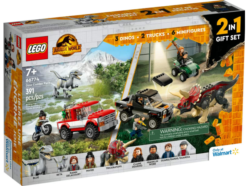 Image of LEGO Set 66774 Jurassic World Dino Combo Pack