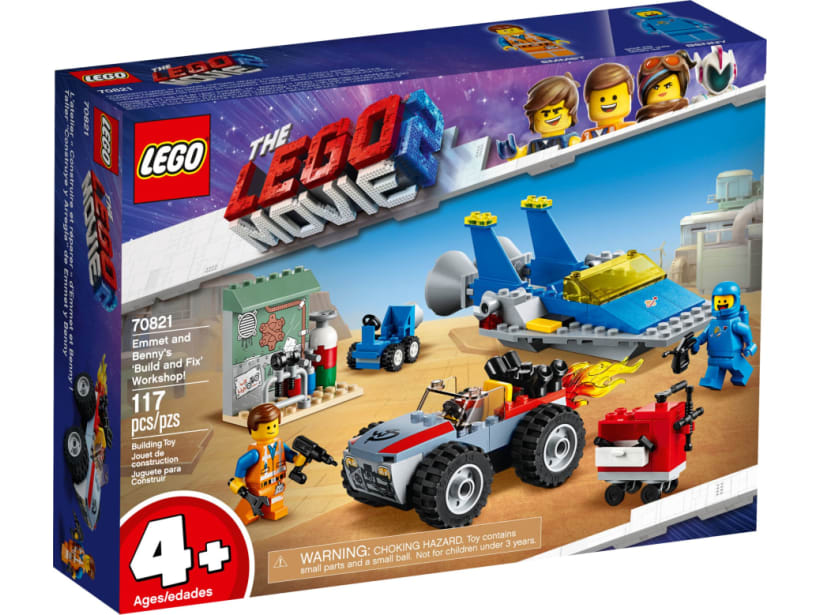 Image of LEGO Set 70821 L'atelier « Construire et réparer » d'Emmet et Benny !