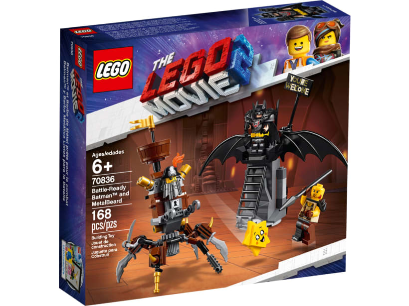 Image of LEGO Set 70836 Battle-Ready Batman™ and MetalBeard