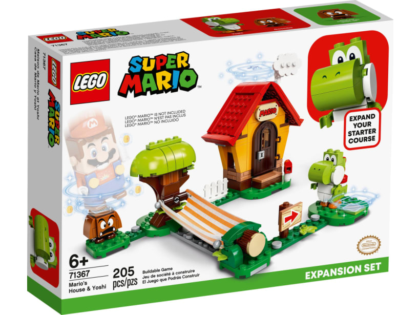 Image of LEGO Set 71367 Marios Haus und Yoshi – Erweiterungsset