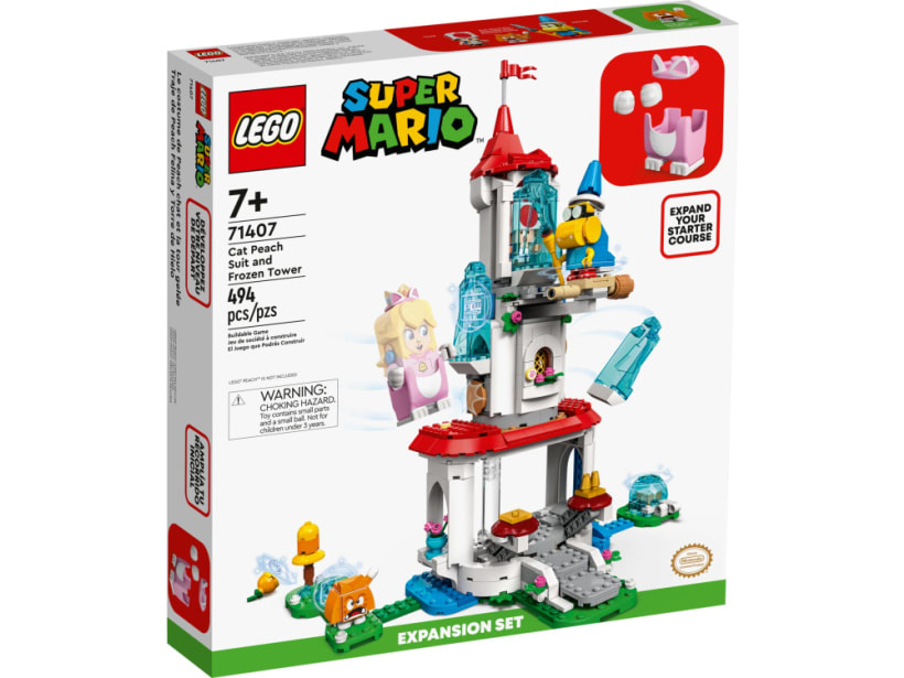Image of LEGO Set 71407 Cat Peach Suit and Frozen Tower