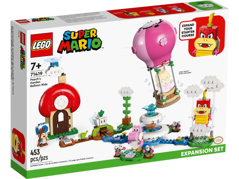 Image of LEGO Set 71419 Peach's Garden Balloon Ride Expansion Set